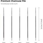 Subzonal - lot de 5 limes rondes pour tronçonneuse, tronçonneuse, tondeuse, affûtage 4, 0 mm, 4, 5 mm, ... Subzonal - lot de 5 limes rondes pour tronçonneuse, tronçonneuse, tondeuse, affûtage 4, 0 mm, 4, 5 mm, ...
