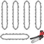 Subzonal - 5 pices chaine de tronconneuse 6 pouces saw chane de la chane de scie chanes de trononneuse ...