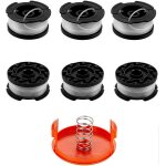 Subzonal - 6 pièces bobine fil coupe bordure compatible avec compatible black et decker, a6481 a6485 ... Subzonal - 6 pièces bobine fil coupe bordure compatible avec compatible black et decker, a6481 a6485 ...