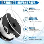 Subzonal - 6 pièces bobine de fil convient pour einhell tle - 03, rechange coupe bordure pour einhell ... Subzonal - 6 pièces bobine de fil convient pour einhell tle - 03, rechange coupe bordure pour einhell ...