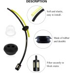 Subzonal - 8 ensembles universel filtre  essence kit, durite essence debroussailleuse en caoutchouc, ...