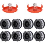 Subzonal - 8 pack bobine fil coupe bordure compatible avec black et decker coupe bordures, a6481 a6485 ...