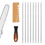 Subzonal - 8 pi�ces lime chaine tronconneuse 4mm combinaison aff�tage cha�ne tron�onneuse avec poign�e ...