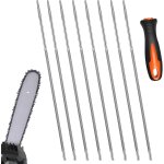 Subzonal - 8 pi�ces lime rondes pour tronconneuse 4. 0mm limes d'aff�tage lime chaine tronconneuse avec ...