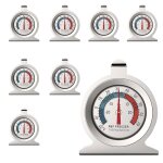 Subzonal - 8 pi�ces thermometre frigo, thermom�tre en acier inoxydable, thermometre congelateur en acier ...