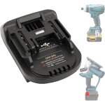 Subzonal - adaptateur pour dewalt et milwaukee vers makita 18 v, convient pour dewalt 18 v - 20 v et ...