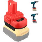 Subzonal - adaptateur pour makita ni - cd ni - mh tools, pour dewalt 20v 60v et pour milwaukee 18v m18 ...