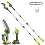 Subzonal - aokia 6 pouces mini tronconneuse avec perche & 33 mm secateur electrique, 4 - en - 1 ensemble ...