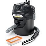 Subzonal - aspirateur cendres et poussires ad 2, puissance absorbe : 600w, cuve en mtal : 14l, flexible ...