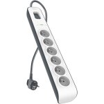Subzonal - belkin parafoudre 6 prises, 650 joules, cordon 2 m blanc Subzonal - belkin parafoudre 6 prises, 650 joules, cordon 2 m blanc