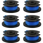 Subzonal - bobine de fil de rechange pour dbroussailleuse ryobi one ac14rl3a, olt1832 rac124, 1, 6 mm, ...