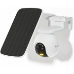 Subzonal - cb8 kit 2k camra surveillance wifi extrieure sans fil, solaire, batterie 10400mah, suivi ...