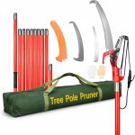 Subzonal - coupe - branches t�lescopique 2 - en - 1 9m perche en fibre de verre, elagueur professionnel ...