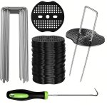 Subzonal - doja industrial attache plante tendeur elastique 5cm pack 100 clips plantes avec crochet forme ...