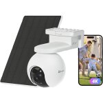 Subzonal - ezviz 4k(8mp) camra surveillance wifi extrieure sans fil + 5w panneau solaire, dtection ...