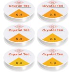 Subzonal - fil elastique pour bracelet, 0, 4 mm, 0, 5 mm, 0, 6 mm, 0, 8 mm 1 mm fil élastique en nylon ... Subzonal - fil elastique pour bracelet, 0, 4 mm, 0, 5 mm, 0, 6 mm, 0, 8 mm 1 mm fil élastique en nylon ...