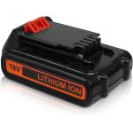 Subzonal - fumall18v 3. 0ah batterie de remplacement pour black decker batterie 18v lbxr20b lbxr20 lb2xr20 ...