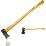 Subzonal - hache de fendage sa2 ¿ hache de b�cheron 80 cm, 2, 6 kg ¿ acier carbone forg� & manche en ...