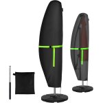 Subzonal - housse de parasol, 420d oxford housse de protection pour parasol d�port� 280l x 81w pour parasol ...