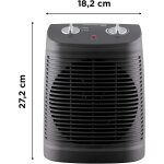 Subzonal - instant comfort compact radiateur soufflant classique, chauffage d'appoint, 2 modes de puissance, ...