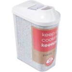 Subzonal - keeeper boîte verseuse pour aliments secs, couvercle de dosage réglable, plastique , 1, 5 ... Subzonal - keeeper boîte verseuse pour aliments secs, couvercle de dosage réglable, plastique , 1, 5 ...