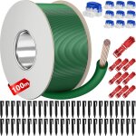 Subzonal - kit d'accessoires pour robot tondeuse, 100m cable robot tondeuse avec 50 piquets de terre, ...