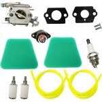 Subzonal - kit de carburateur avec bougie d'allumage filtres  air pour mcculloch 333 335 338 435 436 ...