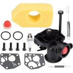 Subzonal - kit carburateur pour tondeuse  gazon briggs and stratton avec filtre  air vis ressort rgulateur ...