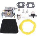 Subzonal - kit de carburateur pour trononneuse mcculloch 333 335 338 435 436 440 441 442 avec filtre ...