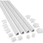 Subzonal - kits de goulottes, goulotte passe - câble quart de rond, solution moulure sol - 4x 22mm (largeur) ... Subzonal - kits de goulottes, goulotte passe - câble quart de rond, solution moulure sol - 4x 22mm (largeur) ...