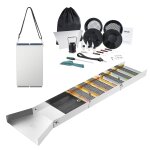 Subzonal - kit d'orpaillage portable 23 pices rampe d'orpaillage 127 cm en aluminium rsistant avec ...