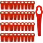 Subzonal - lame plastique coupe bordure(lot de 100 pices) lames en plastique de rechange, pour coupe ...