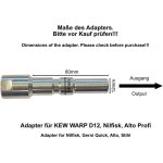 Subzonal - m&m smartek raccord rapide d12 pour nilfisk d12 neptune kew alto wap + 5 buses en acier inoxydable ...