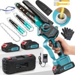 Subzonal - mini tronconneuse a batterie 4000mah, 6 pouces 1000w brushless tronconneuse electrique sans ...