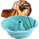 Subzonal - moule à kouglof en silicone - diamètre : 25 cm - revêtement antiadhésif - réutilisable - vert ... Subzonal - moule à kouglof en silicone - diamètre : 25 cm - revêtement antiadhésif - réutilisable - vert ...