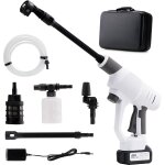 Subzonal - nettoyeur haute - pression sans fil 200 bar: pistolet lavage voiture portable mini avec buse ... Subzonal - nettoyeur haute - pression sans fil 200 bar: pistolet lavage voiture portable mini avec buse ...