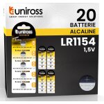 Subzonal - piles alcalines bouton ag13 lr1154 lr44 a76 357 g13 1, 5 v longue dure de vie de charge jusqu' ...