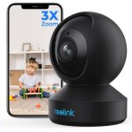 Subzonal - reolink 5mp ptz camera surveillance wifi interieur 2, 4 / 5ghz, audio bidirectionnel, e1 zoom ...