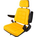 Subzonal - siège de chariot élévateur universel avec dossier réglable, siège de tracteur en pvc avec ... Subzonal - siège de chariot élévateur universel avec dossier réglable, siège de tracteur en pvc avec ...