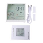 Subzonal - station m�t�o avec grand �cran, thermom�tre et hygrom�tre wifi, pour maison, bureau, serre, ...