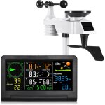 Subzonal - station m�t�o sans fil 9 en 1 avec pluviom�tre, an�mom�tre (vitesse et direction), thermom�tre, ...