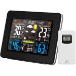 Subzonal - station m�t�o sans fil int�rieure / ext�rieure couleur avec thermom�tre, hygrom�tre et barom�tre, ...