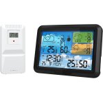 Subzonal - station m�t�o sans fil int�rieure / ext�rieure avec thermom�tre et hygrom�tre, affichage couleur, ...