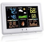 Subzonal - station m�t�o sans fil int�rieure / ext�rieure avec thermom�tre et hygrom�tre, �cran lcd couleur, ...