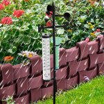 Subzonal - station m�t�o sans fil avec support rotatif 55'' station m�t�o facile � installer avec pluviom�tre, ...