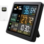 Subzonal - station m�t�o thermom�tre ext�rieur int�rieur thermom�tre de temp�rature sans fil 6, 8 pouces ...