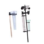 Subzonal - station m�t�orologique jardin 2 ensembles pluviom�tre an�mom�tre thermom�tre ext�rieur multifonctio ...