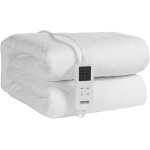 Subzonal - surmatelas chauffant, 195x165 cm, chauffe - lit electrique en tissu bross� avec 4 niveaux ...