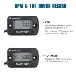 Subzonal - tachymtre de compteur horaire  arbre rotatif , ramassage magntique rpm, rappel d'entretien, ...