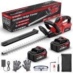 Subzonal - taille - haie sans fil 21 v, taille - haie lectrique 4000 mah, lame de 52 cm, longueur de ...